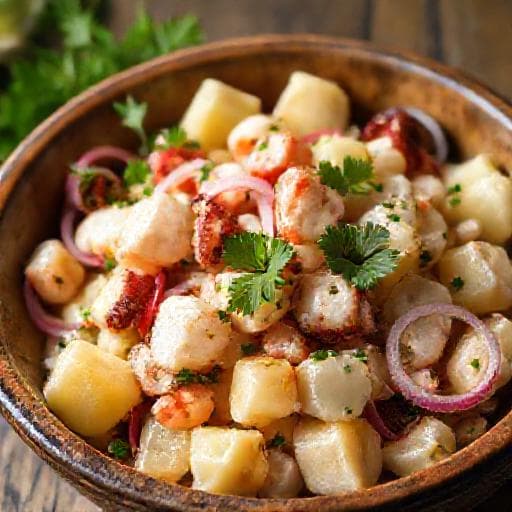 Salata od hobotnice s krumpirom (Classic Octopus and Potato Salad)