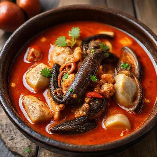 Brodet od Jegulje i Žaba (Traditional Eel and Frog Stew)
