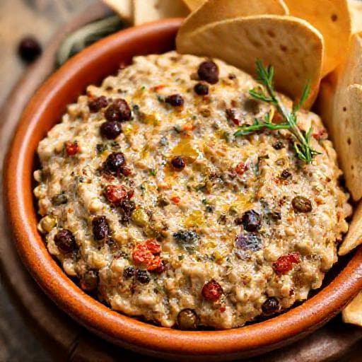Mediterranean Cod Pâté with Olives and Capers