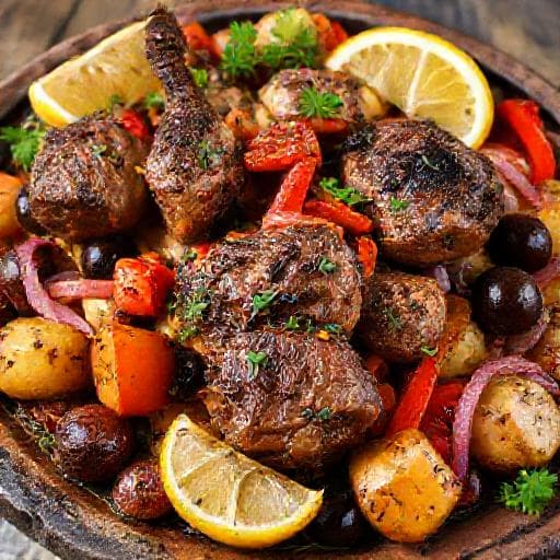 Lamb Peka with Mediterranean Herbs