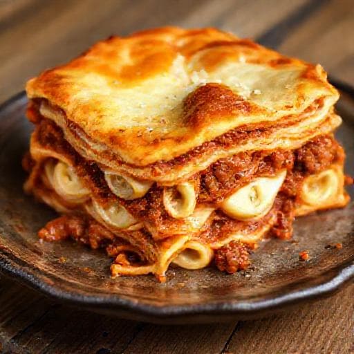 Lasagne alla Bolognese with Tortellini