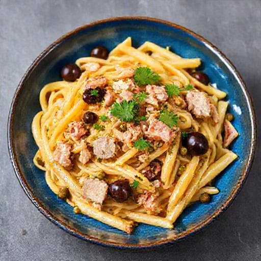 Tjestenina s Tunom i Maslinama (Tuna Pasta with Olives)