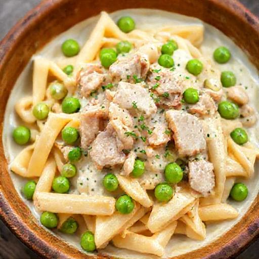 Tjestenina s Tunom i Vrhnjem (Creamy Tuna Pasta)