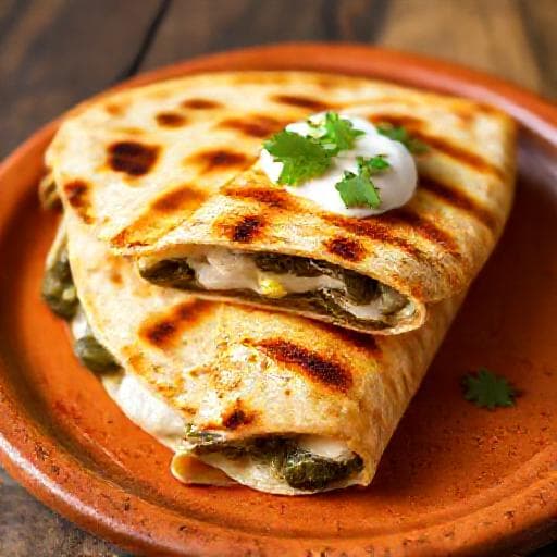Quesadilla de Rajas con Queso