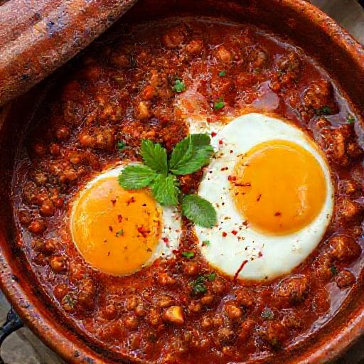 Spicy Lamb Shakshuka