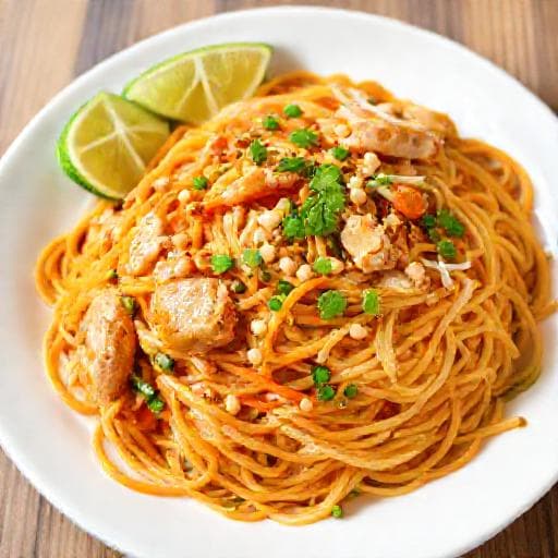 Classic Pad Thai with Chicken