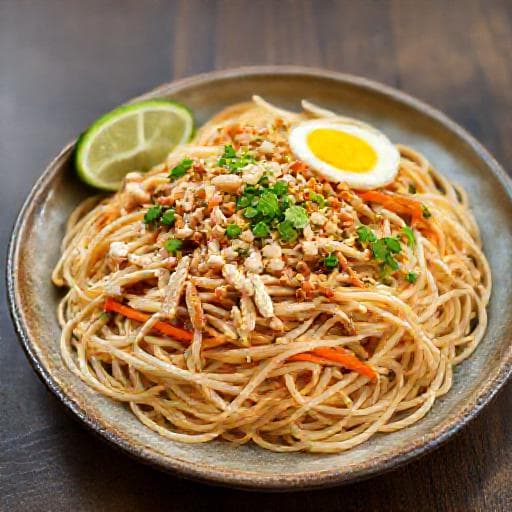 Quick Chicken Pad Thai