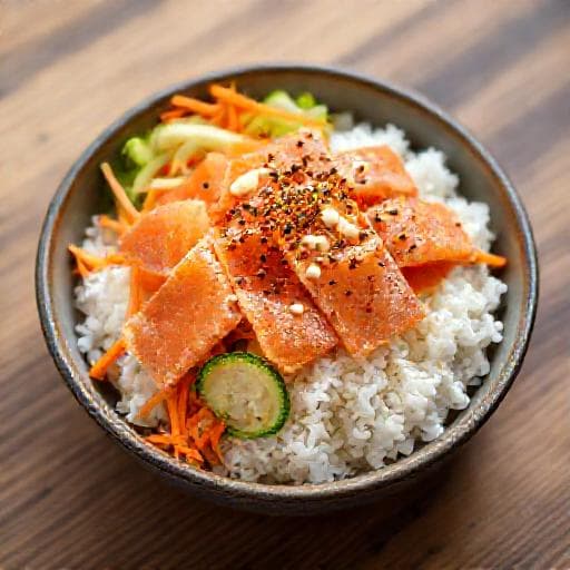 Quick Salmon Poké Bowl