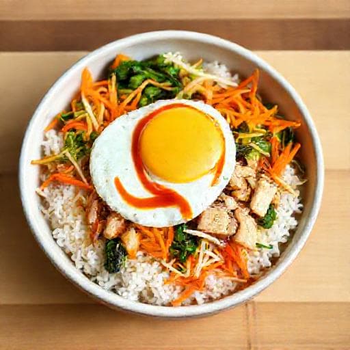Quick Weeknight Bibimbap Bowl