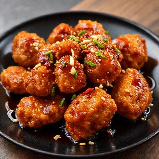Spicy Garlic Korean Fried Chicken