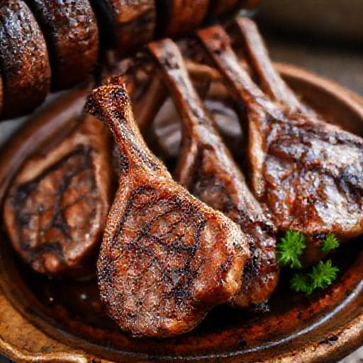 Janjetina na ražnju (Quick Spit-Roasted Lamb Chops)