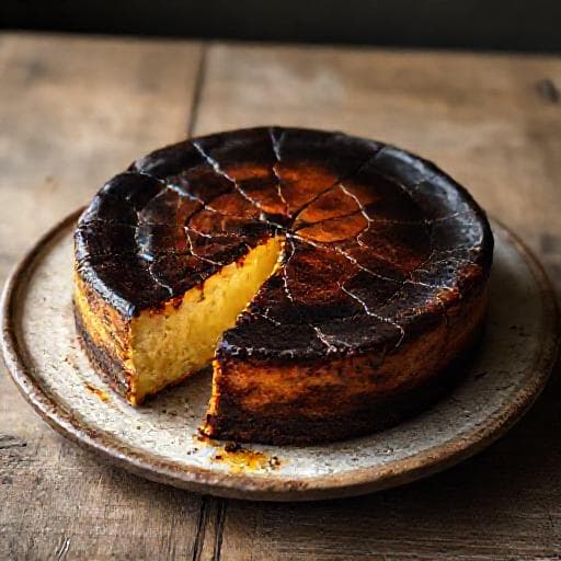 Classic Basque Burnt Cheesecake