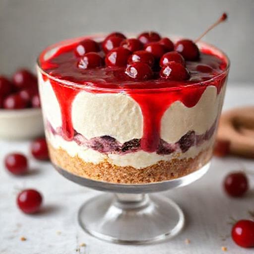 Quick No-Bake Cheesecake s Višnjama