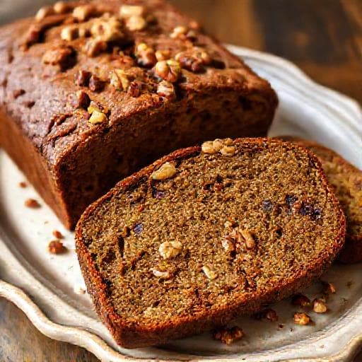 Spiced Banana Bread with Walnuts