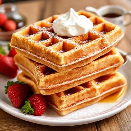 Classic Belgian Waffles (Gaufres)