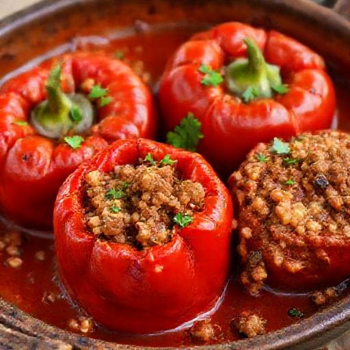 Punjene Paprike (Stuffed Peppers)