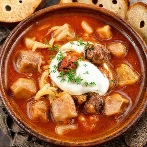 Traditional Székely Goulash (Székelygulyás)