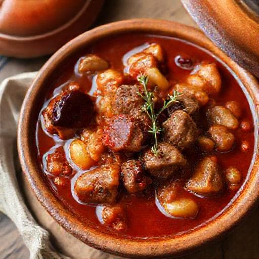 Goveđi gulaš sa šljivama (Beef Goulash with Plums)