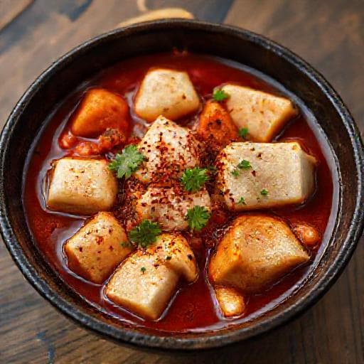 Fiš Paprikaš with Smoked Paprika Twist