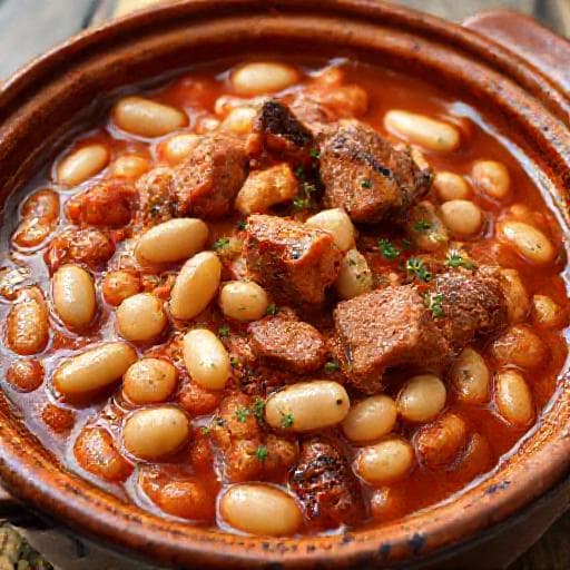 Traditional Zapečeni Grah (Baked Beans)