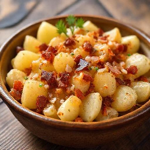 Traditional German Potato Salad (Schwäbische Kartoffelsalat)