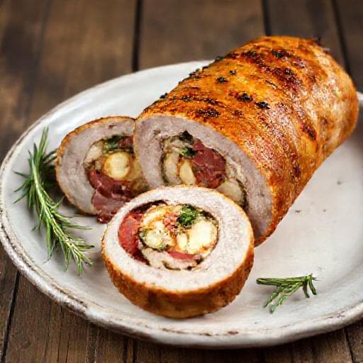 Punjeni Svinjski Lungić (Stuffed Pork Tenderloin)