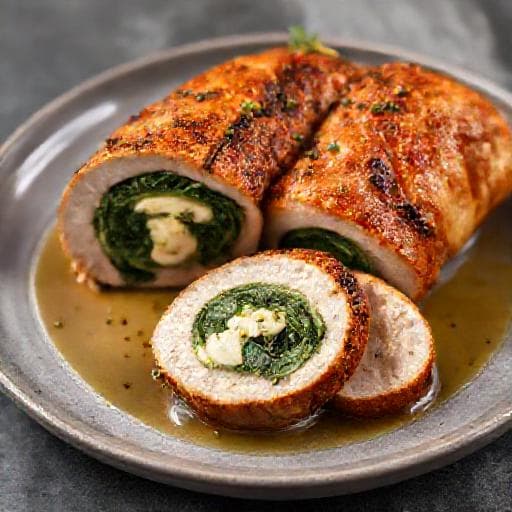 Quick Stuffed Pork Tenderloin