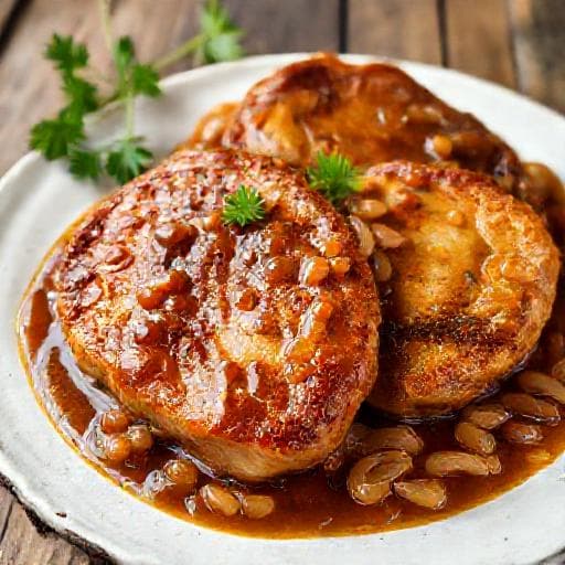 Traditional Svinjski Kotleti u Umaku (Pork Chops in Sauce)