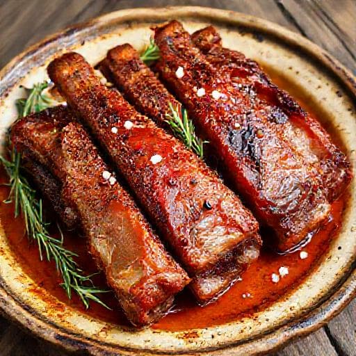 Traditional Oven-Baked Pork Ribs (Svinjska Rebarca iz Pećnice)