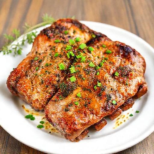 Quick Garlic-Herb Oven Pork Ribs