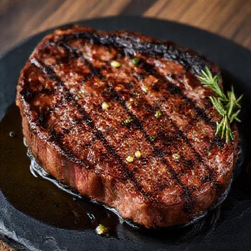 Biftek na žaru s češnjakom i začinskim biljem (Garlic Herb Grilled Steak)
