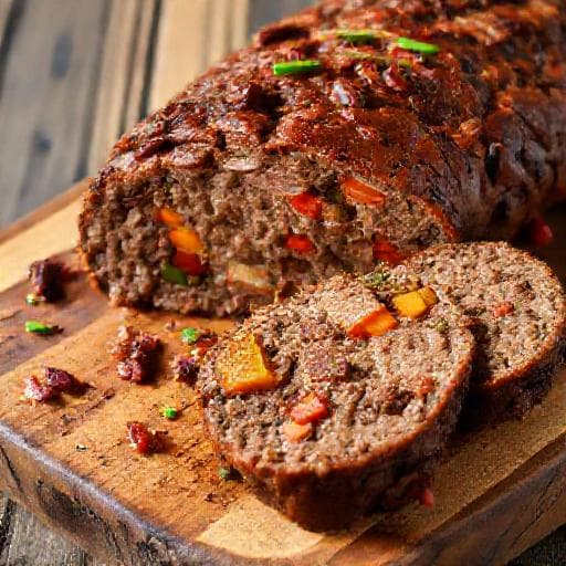 Mesna Štruca with Smoked Bacon and Peppers