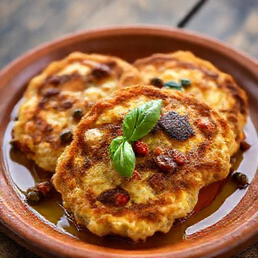 Polpete od Bakalara with Mediterranean Twist