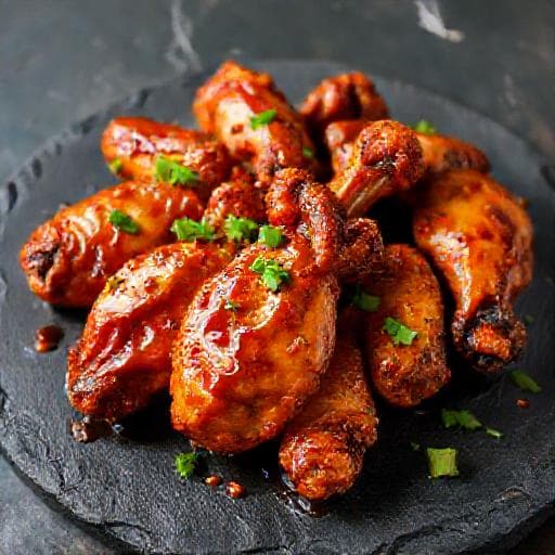 Spicy Garlic Oven-Baked Chicken Wings