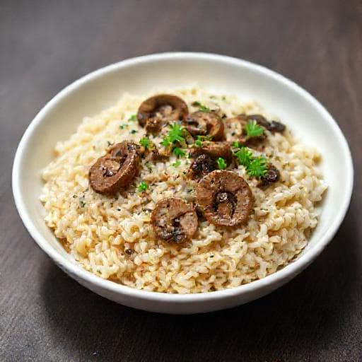 Classic Mushroom Risotto (Rižoto s gljivama)