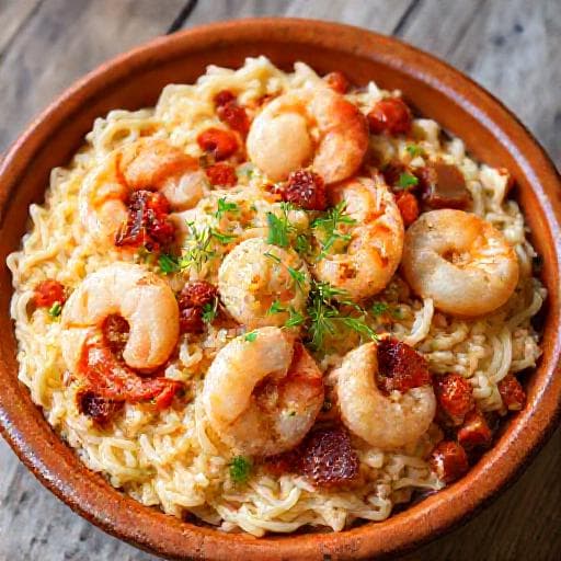Adriatic Rižoto s Kozicama (Regional Twist)
