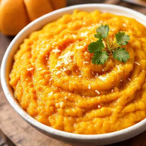 Traditional Pumpkin Risotto (Rižoto od bundeve)