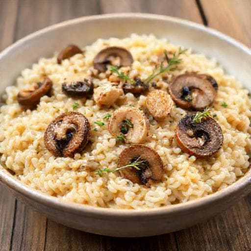 Mushroom and Chicken Risotto