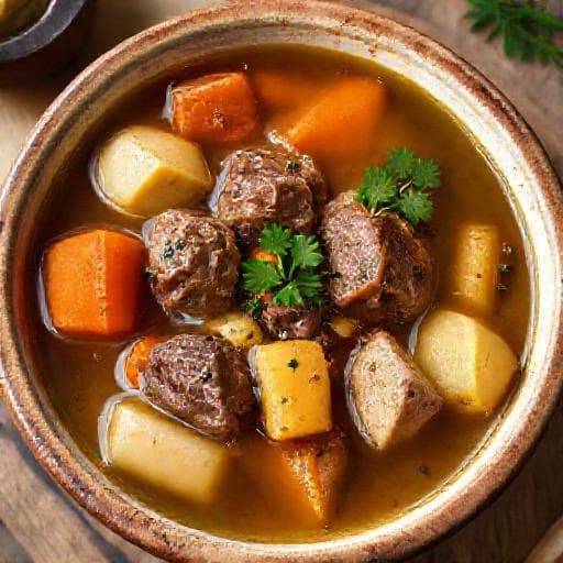 Klassisches Pot-au-feu