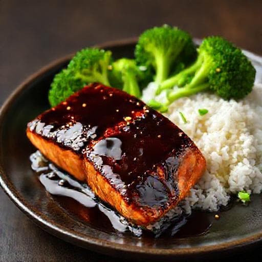 Klassischer Lachs Teriyaki