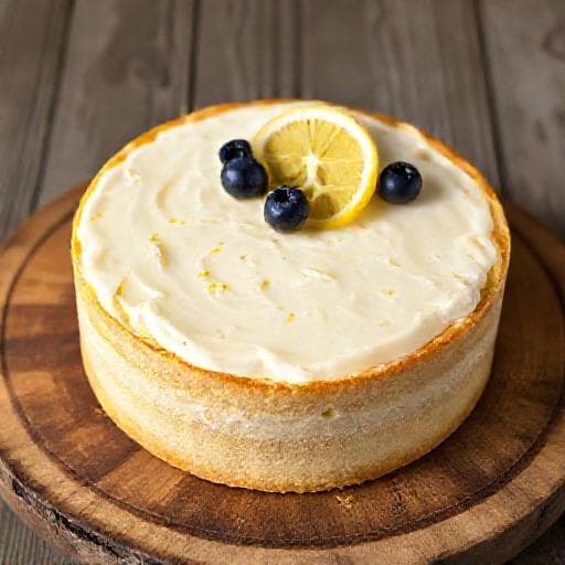 Käse-Sahne-Torte mit Zitronennote