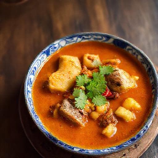 Nyonya Kari Nanas Ikan Masin (Nyonya-Style Pineapple Salted Fish Curry)