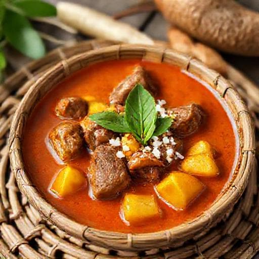 Gulai Daging Kelantan dengan Nangka (Jackfruit)