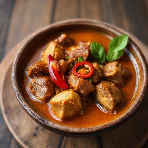 Quick Gulai Lemak Cili Api Itik Salai