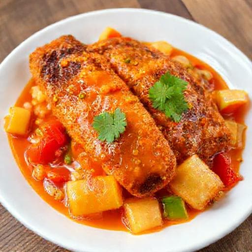 Ikan Siakap Masam Manis (Sweet and Sour Seabass)