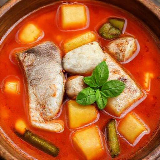 Asam Pedas Ikan Tenggiri with Nanas (Pineapple Twist)