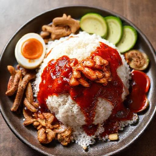Nasi Lemak Sambal Sotong