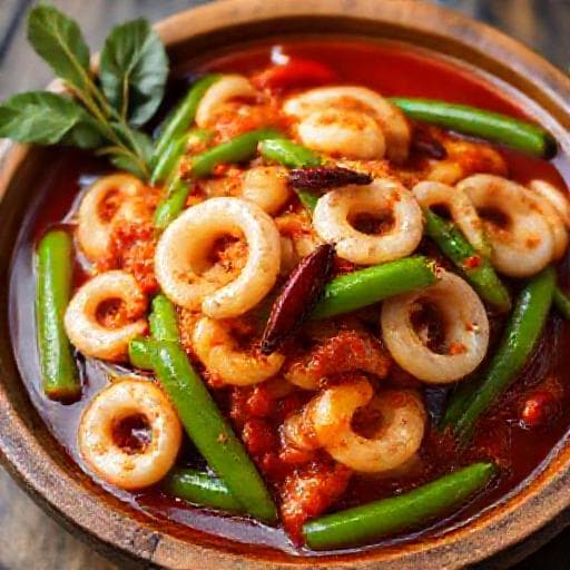 Sambal Sotong Petai (Stink Beans)