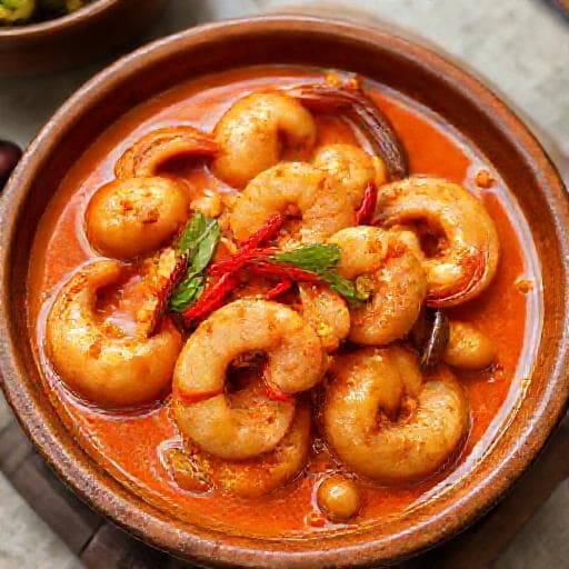 Udang Sambal Petai with Coconut Milk