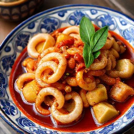 Sotong Masak Sambal Nyonya Style